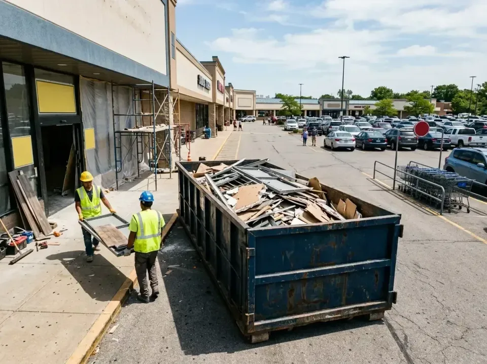 retail-store-renovation-debris-003 — frequently asked questions, Roll-off Dumpster Rentals in Elkridge, MD